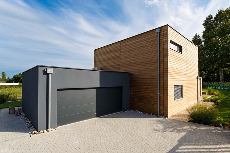 garage en bois