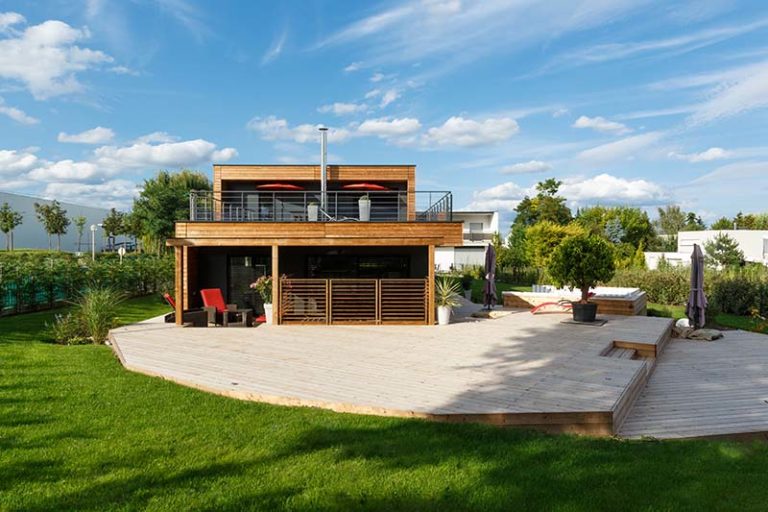 maison contemporaine en bois