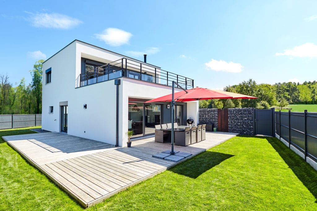 maison contemporaine en bois