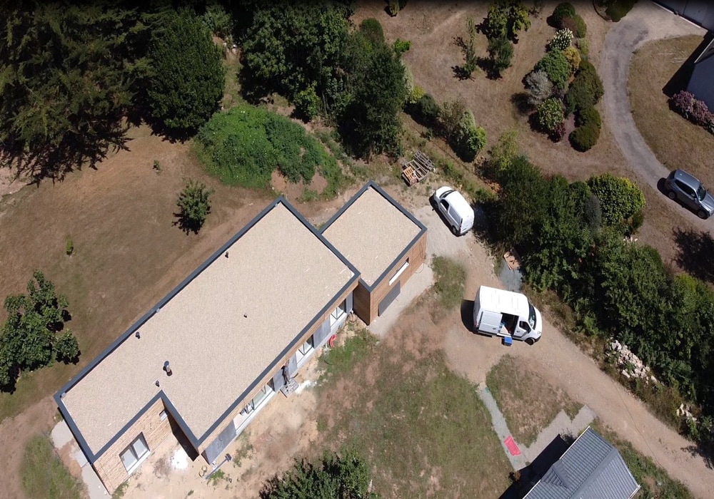 Une nouvelle booa dans le Morbihan vue au drone