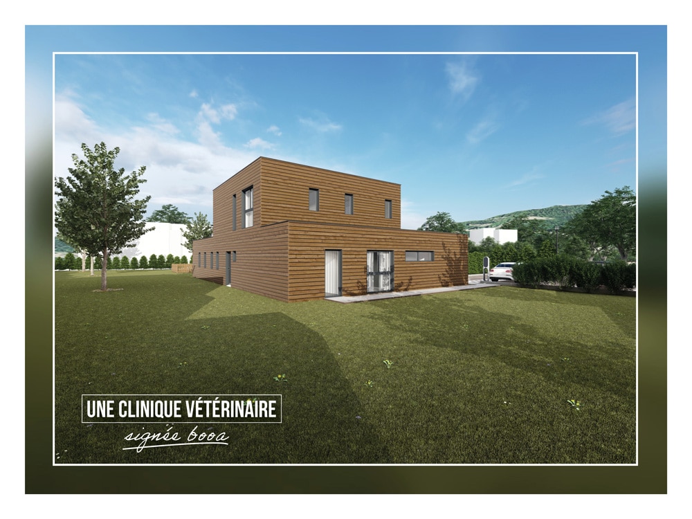 Vue 3D de la clinique