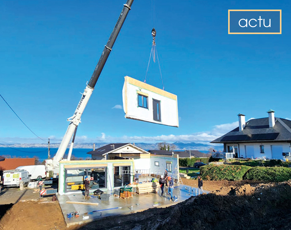 une maison ossature bois Annecy