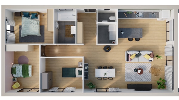 plan maison booa