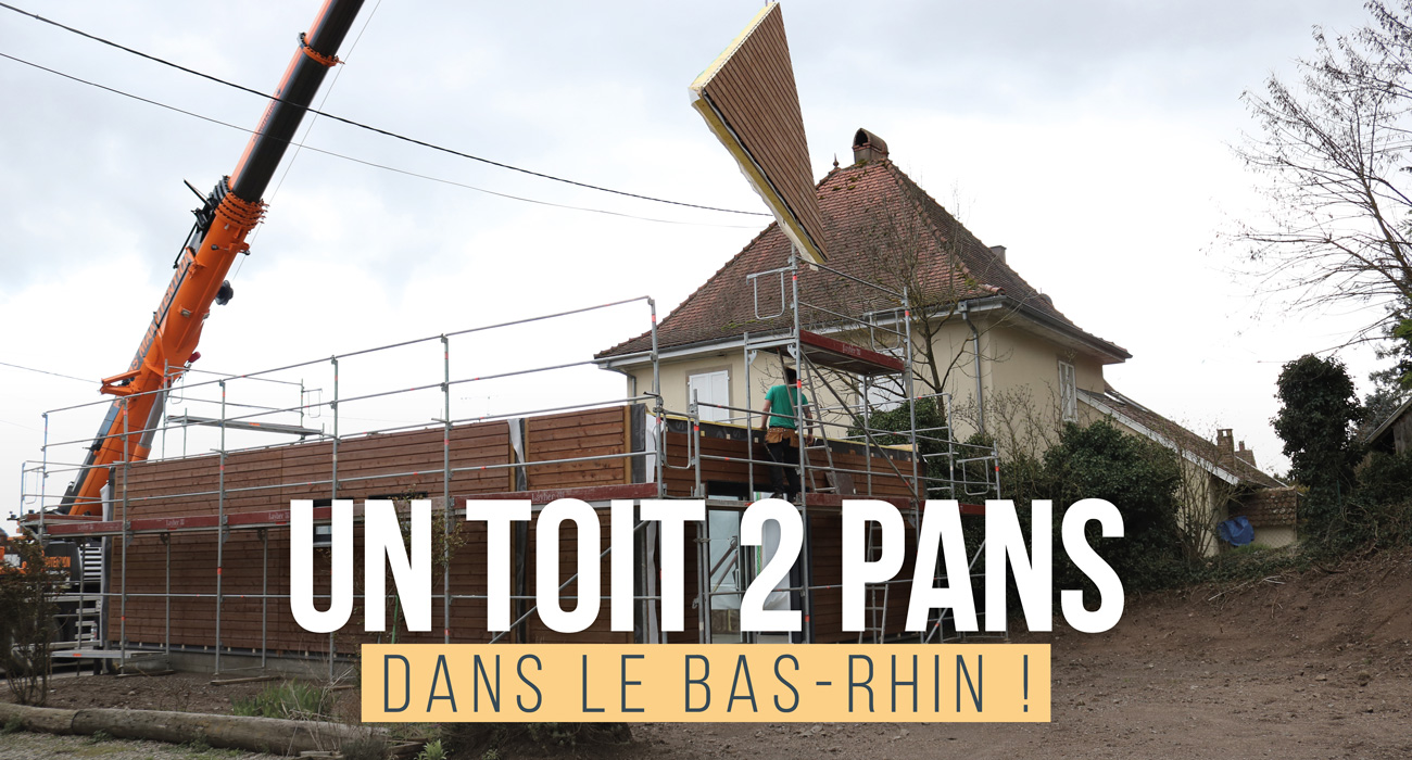 maison toit 2 pans Bas-Rhin