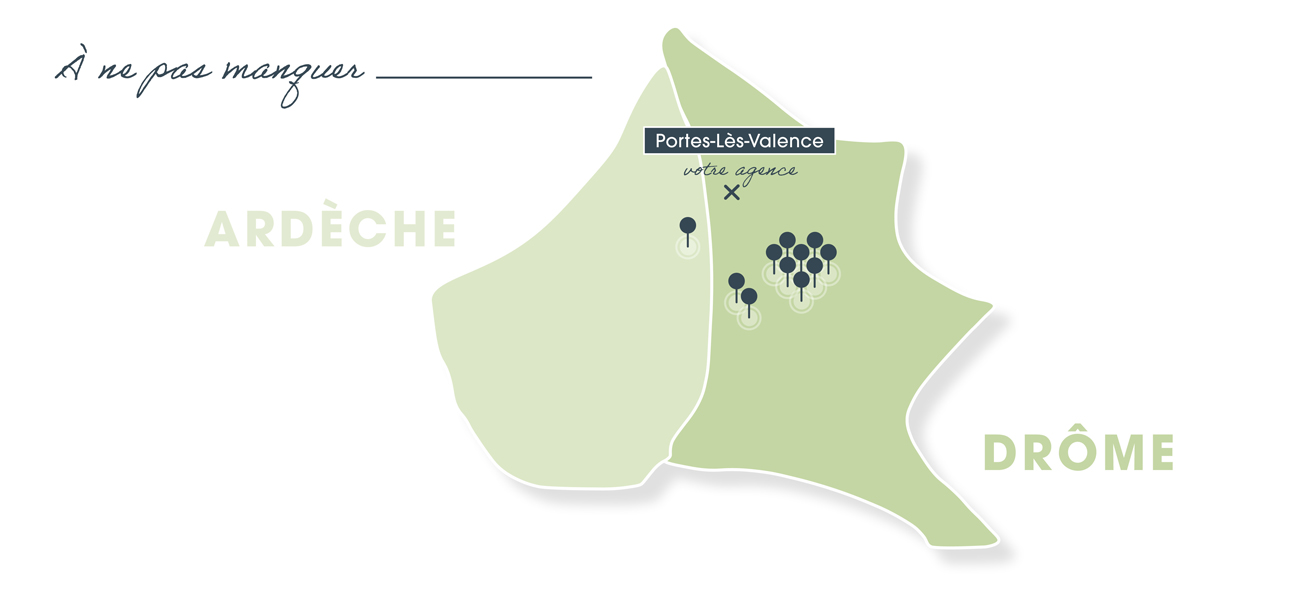 Terrain en Ardèche et dans la Drôme