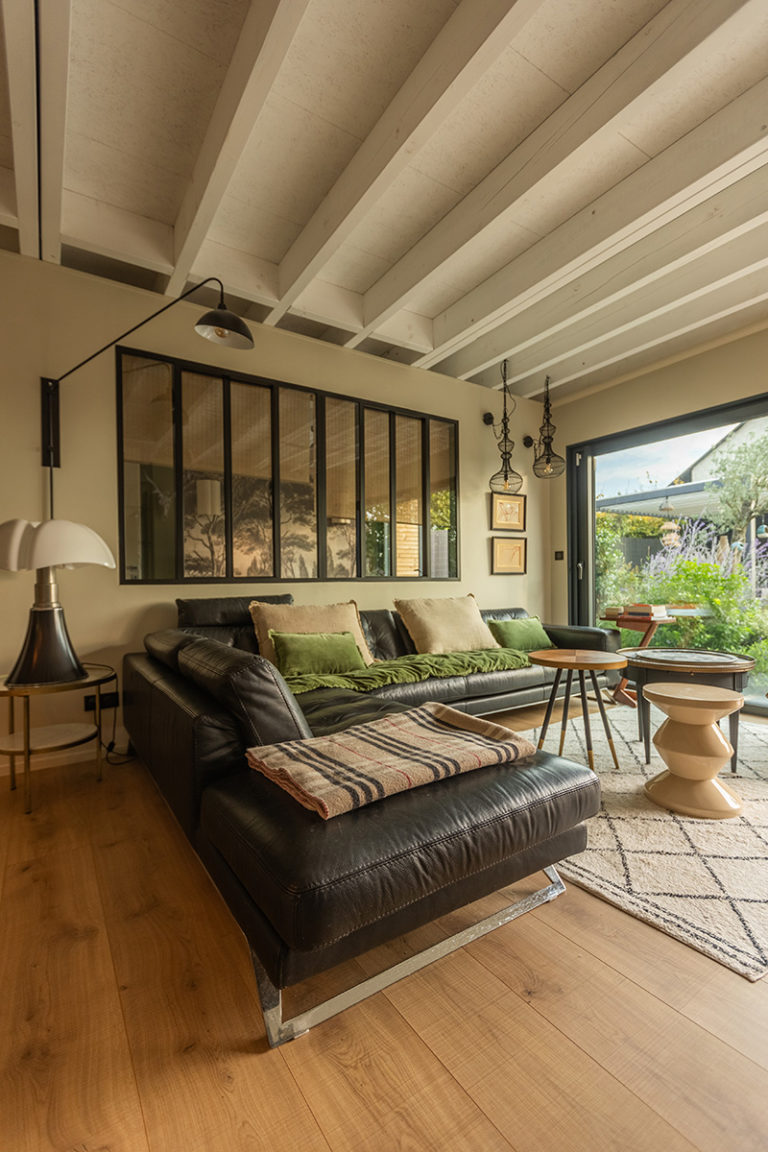 une pièce de vie reposante