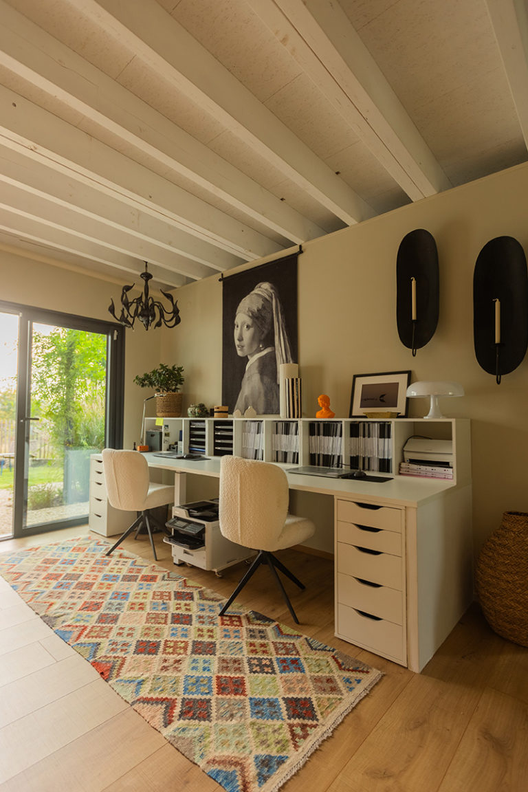 un espace pour être productif dans une maison contemporaine plain-pied